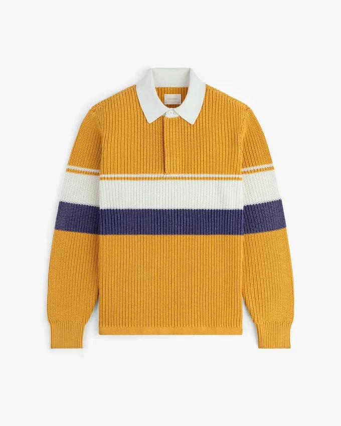 Striped Knit Rugby