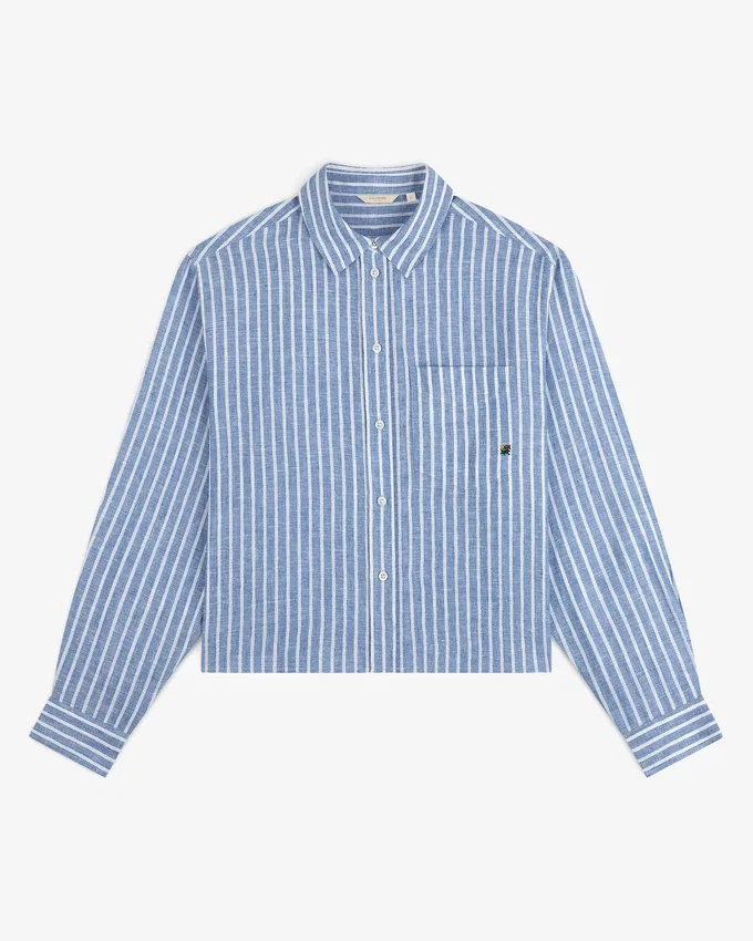 Striped Linen Casual Shirt