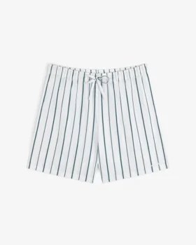 Striped Poplin Leisure Short