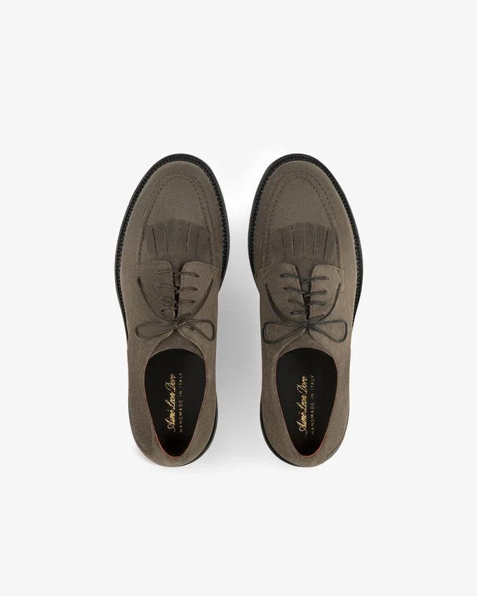 Suede Lug Sole Derby