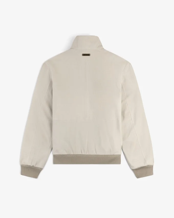Suede Track Jacket