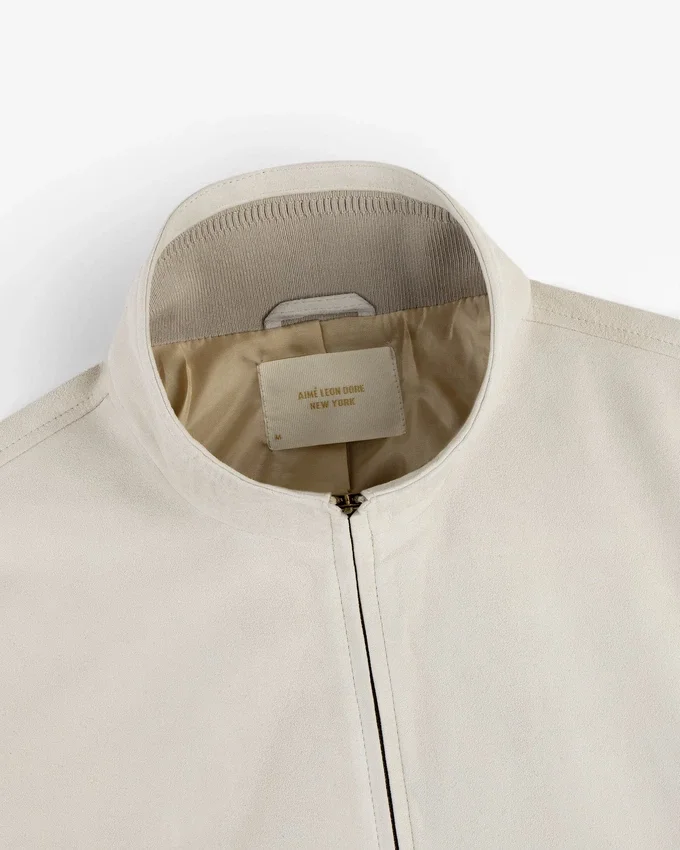 Suede Track Jacket