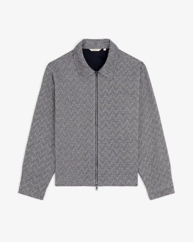 Textured Zip Shirt