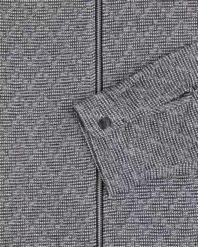 Textured Zip Shirt