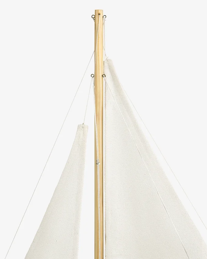 Walnut Model Sailboat