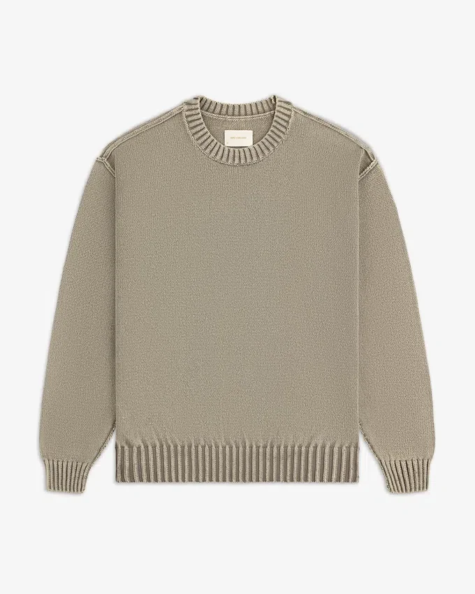 Washed Inside Out Sweater