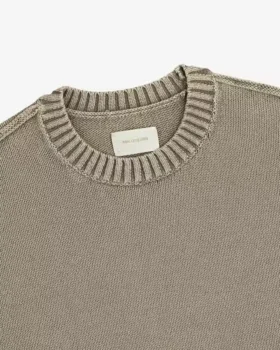 Washed Inside Out Sweater