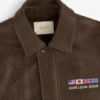 World's Borough Leather Flight Jacket