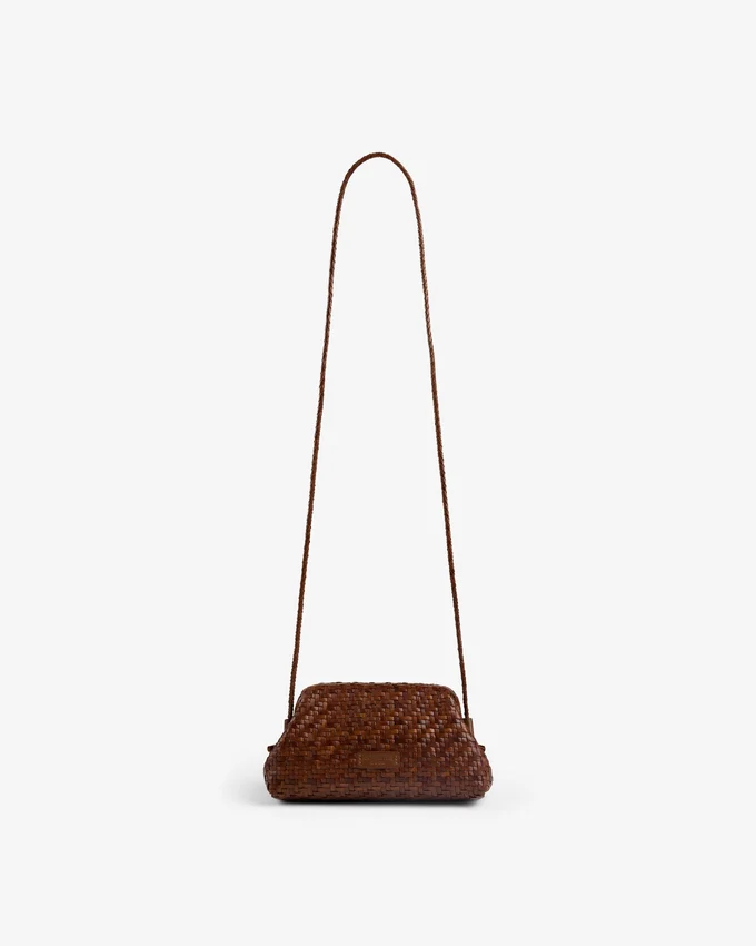 Woven Leather Shoulder Bag