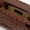 Woven Leather Shoulder Bag