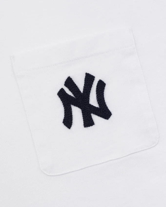 Yankees Chainstitch Pocket Tee
